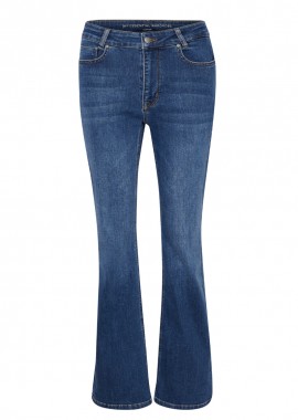MY ESSENTIAL WARDROBE - ΓΥΝΑΙΚΕΙΟ DENIM ΠΑΝΤΕΛΟΝΙ 06 THE DEKOTA 148 HIGH BOOTCUT Υ MY ESSENTIAL ΜΠΛΕ