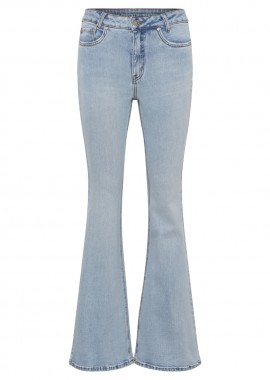 MY ESSENTIAL WARDROBE - ΓΥΝΑΙΚΕΙΟ ΠΑΝΤΕΛΟΝΙ MY ESSENTIAL KAZIA DENIM X-WIDE BOOTCUT ΓΡΑΜΜΗ ΓΑΛΑΖΙΟ