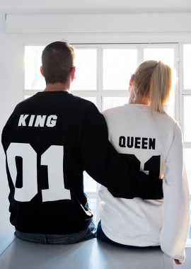 KING 01 & QUEEN 01 SWEATSHIRT set