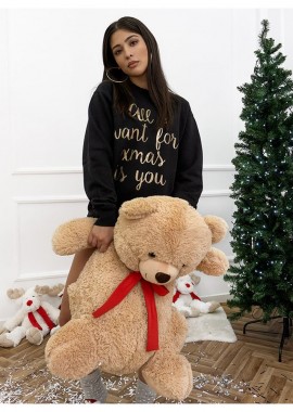 ALL I WANT BLACK SWEATER