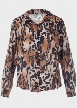 gsecret - Γυναικείο πουκάμισο animal print.Elegance Style ANIMAL