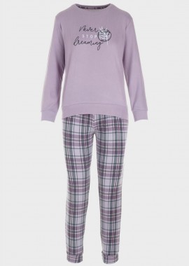 Γυναικεία πιτζάμα Thermal Never Stop Dreaming .Homewear Collection. ΜΩΒ