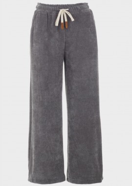 Γυναικεία senil παντελόνα τσέπες κορδόνι. Comfy Style ΓΚΡΙ