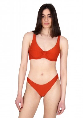 gsecret - Γυναικείο set μαγιό αποσπώμενη ενίσχυση bikini κανονική γραμμή. Καλύπτει B & C cup. COPPER