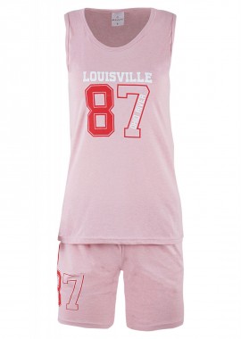 Γυναικείο baby doll Louisville ΡΟΖ
