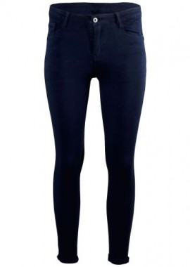 Γυναικείο push-up ελαστικό παντελόνι.Basic Collection ΜΠΛΕ