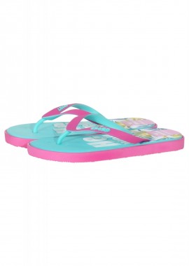 Γυναικεία σαγιονάρα flip-flop logo HE WELL. Summer Collection ΜΕΝΤΑ