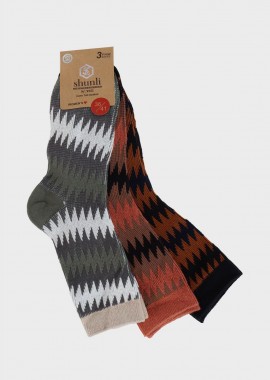 Γυναικεία κάλτσα all print.Συσκευασία 3pack MULTI COLOUR
