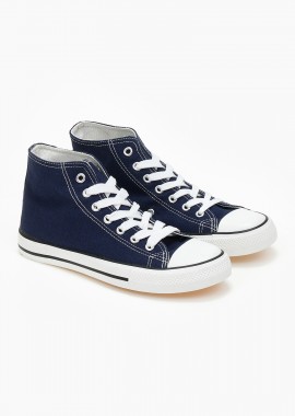 Issue - Basic ψηλά sneakers πάνινα - Μπλε