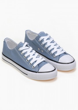 Issue - Basic sneakers πάνινα - Γαλάζιο