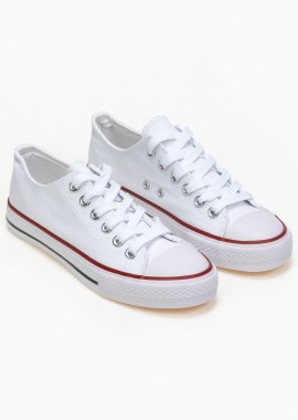 Issue - Basic sneakers πάνινα - Λευκό