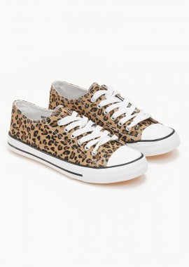 Basic sneakers πάνινα - Λεοπάρ