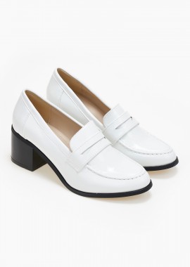 Issue - Loafers λουστρίνι - Λευκό