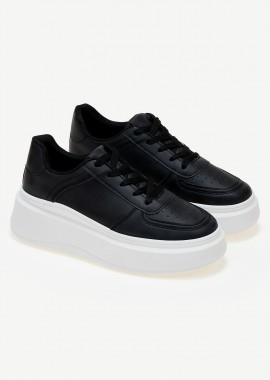 Issue - Sneakers με ψηλή σόλα - Μαύρο