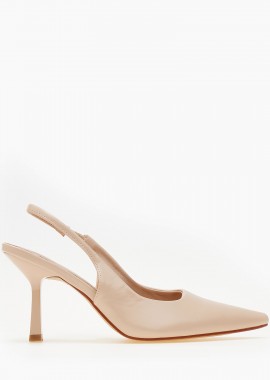 Issue - Open heel ψηλές γόβες - Μπεζ