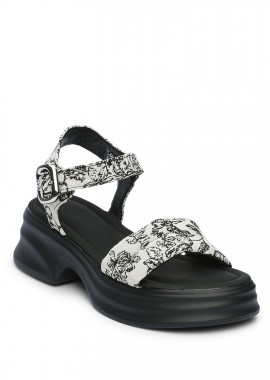 Σανδάλια flatform με chunky σόλα - Μαύρο