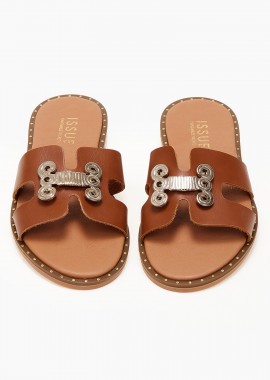 Φλατ σανδάλια handmade in Greece - Ταμπά