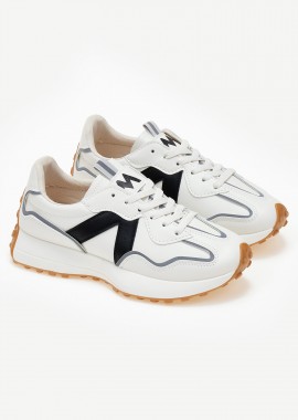 Issue - Sneakers με λεπτομέρεια χρώματος - Μαύρο