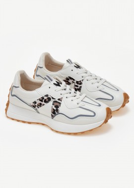 Issue - Sneakers με λεπτομέρεια χρώματος - Λεοπάρ