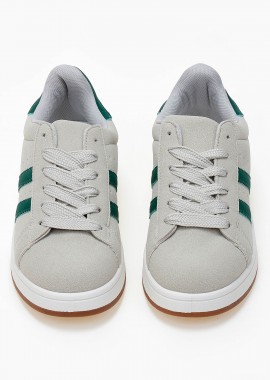 Issue - Sneakers χαμηλά με ρίγες στο πλάι - Πράσινο