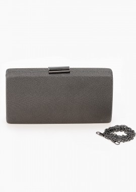 Issue - Τσαντάκι shiny clutch - φάκελος - Μαύρο