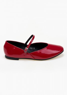 Issue - Ballet shoes με μπαρέτα - Μπορντώ