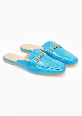 Issue - Loafers με διακοσμητική αγκράφα - Μπλε