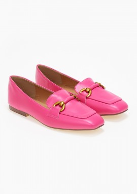 Issue - Loafers με μεταλλική λεπτομέρεια - Φούξια