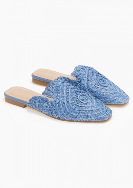 Issue - Loafers με πλεκτο σχέδιο - Μπλε