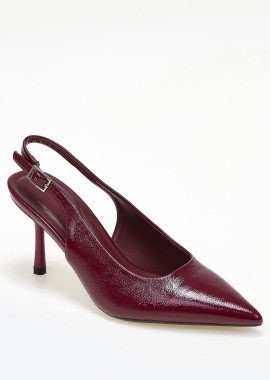 Issue - Slingback γόβες με λουράκι - Μπορντώ