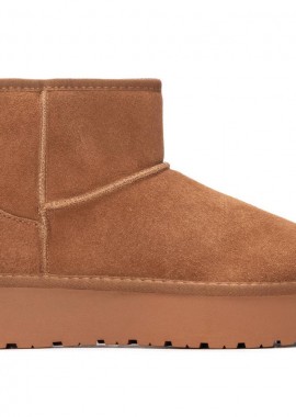Carmela - Carmela καμελ short δερμάτινο Australian Boot 162632