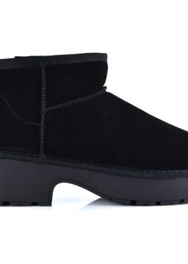 Izy - Μαυρο δερμάτινο Australian Boot Izy 1999
