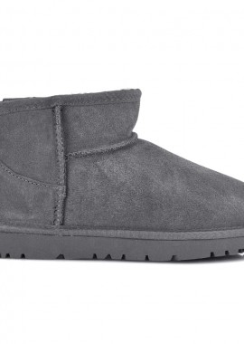 Kelara - Γκρι ultra short δερμάτινο Australian Boot Kelara 21213