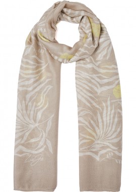 LIU JO μπεζ φουλάρι 2A6032