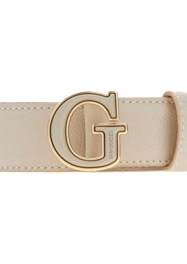 Guess - Guess εκρού ζώνη Davina BW9330