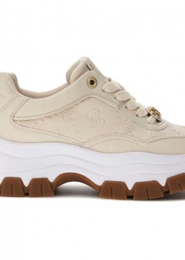 Guess - GUESS εκρού sneaker BERRETT 2