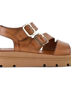 Δερμάτινο ταμπά σανδάλι LADY LD508