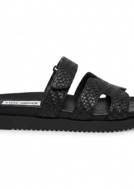 STEVE MADDEN μαύρο σανδάλι MISSILE