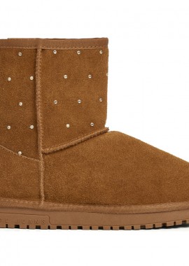 Pepe Jeans - Pepe Jeans δερμάτινο κάμελ Australian boot PLS500002