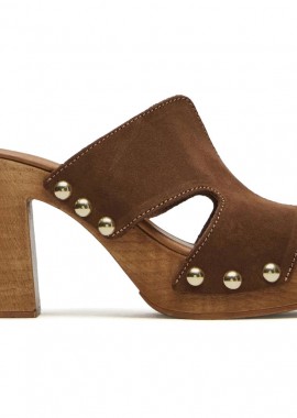 STEVE MADDEN δερμάτινο ταμπά τσόκαρο SUNKISSED