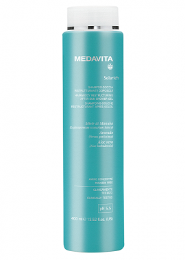 Summer Essentials - Medavita Solarich Hair & Body Restructuring After-Sun Shower Gel 400ml
