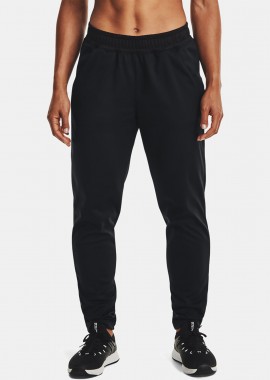 UA TRICOT PANTS ΜΑΥΡΟ
