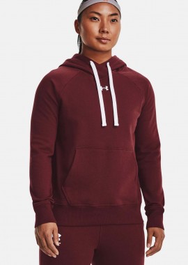 UNDER ARMOUR - UNDER ARMOUR RIVAL FLEECE HB HOODIE ΚΟΚΚΙΝΟ