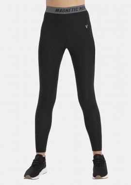 MAGNETIC NORTH - MAGNETIC NORTH WOMEN'S COMPRESSION TIGHTS ΜΑΥΡΟ