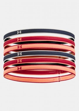 UNDER ARMOUR - UNDER ARMOUR MINI HEADBANDS (6PACK) ΓΚΡΙ