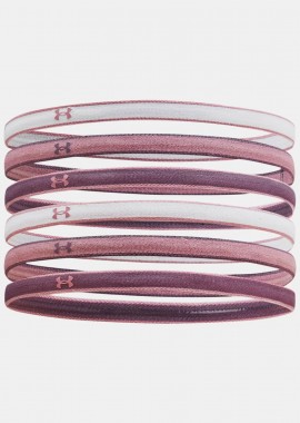 UNDER ARMOUR MINI HEADBANDS (6PACK) ΡΟΖ