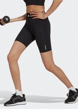 ADIDAS PERFORMANCE - ADIDAS TECHFIT BIKE SHORT LEGGINGS ΜΑΥΡΟ