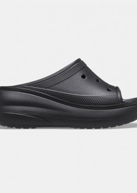 CROCS - CROCS CRUSH SLIDE ΜΑΥΡΟ