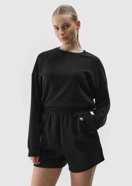 4F - 4F WOMEN'S MODAL SWEAT SHORTS ΜΑΥΡΟ
