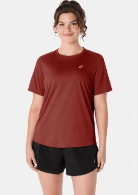 ASICS - ASICS CORE RUNNING T-SHIRT ΚΟΚΚΙΝΟ